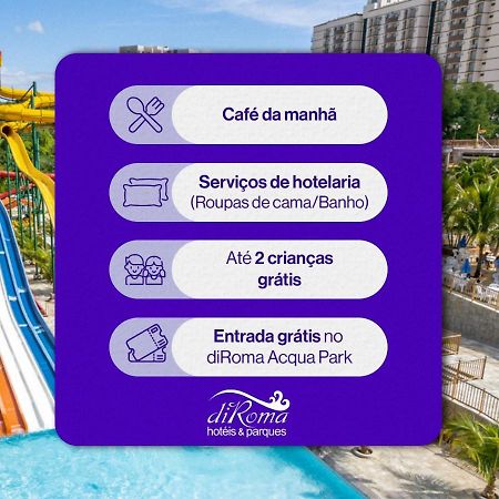Hotel Piazza Diroma Incluso O Acesso Ao Acqua Park Todos Os Dias, Exceto No Dia Do Check-Out Caldas Novas Exterior foto